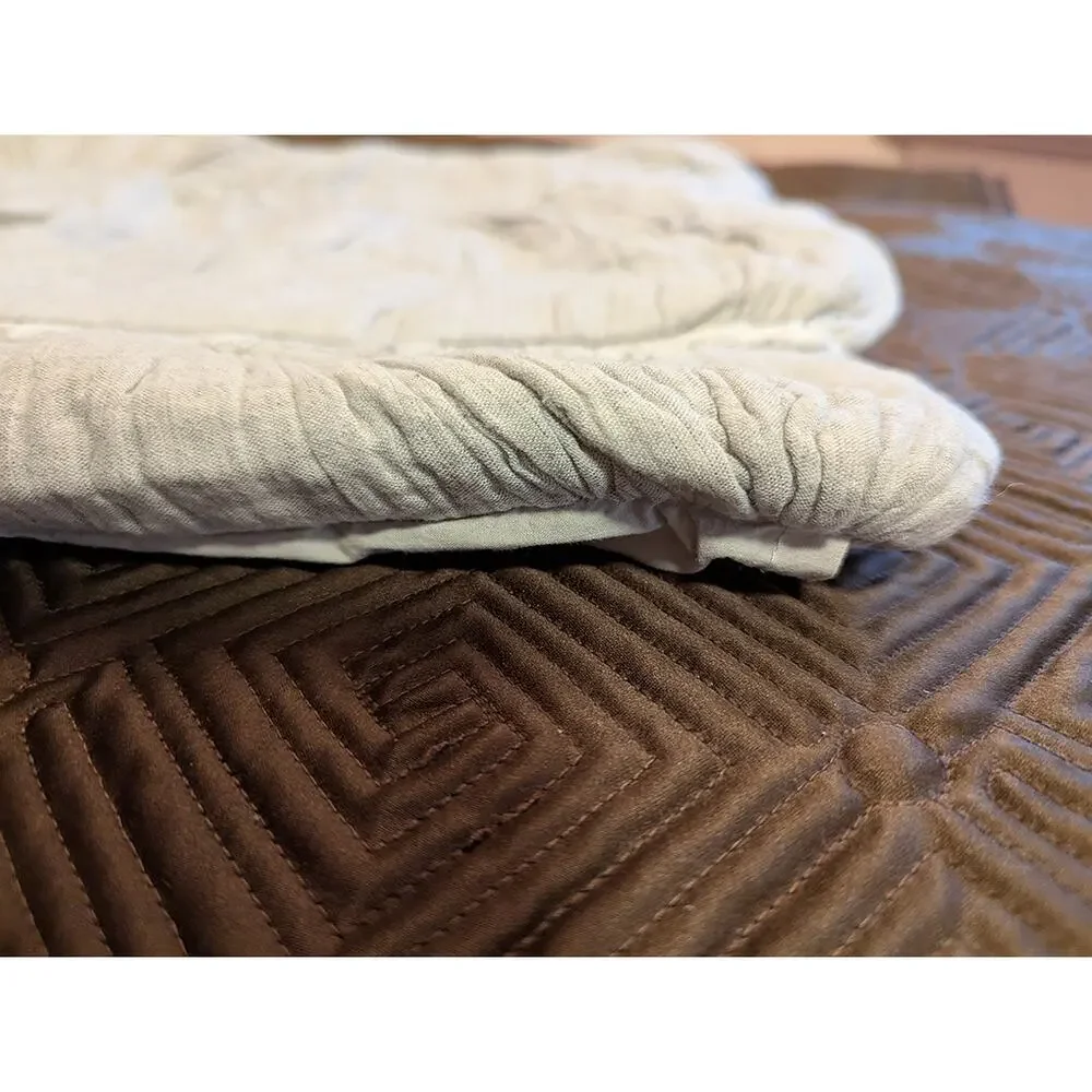 Anthropologie Ruched Wave Pillow Sham - New